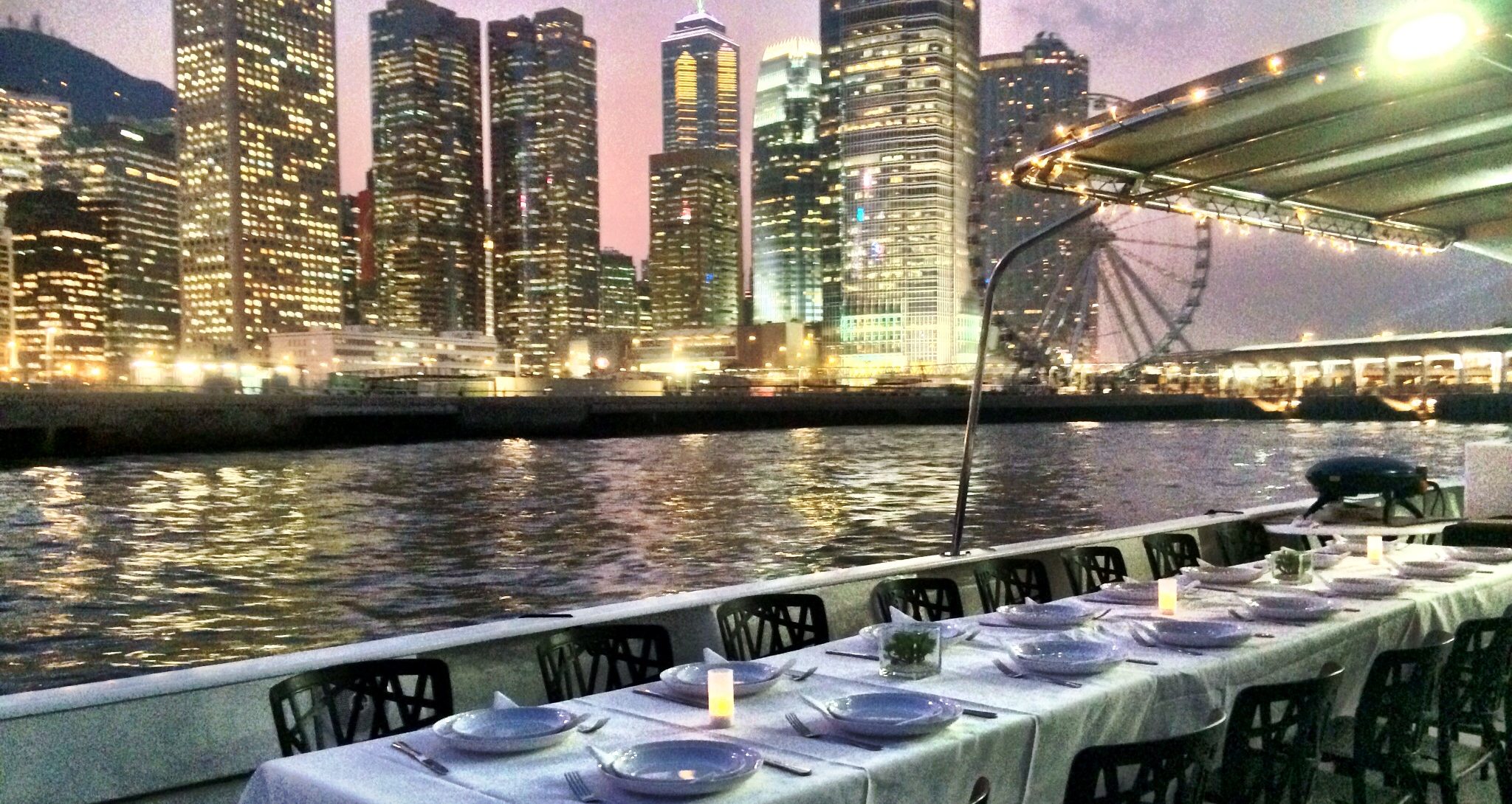 private yacht dinner hong kong