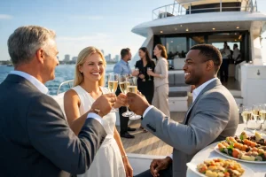 Yacht Charter for Staff Parties That Lands