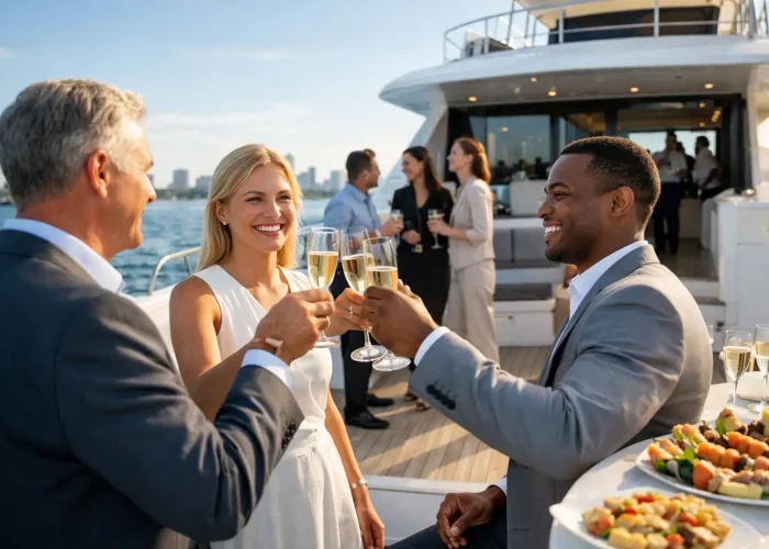 Yacht Charter for Staff Parties That Lands